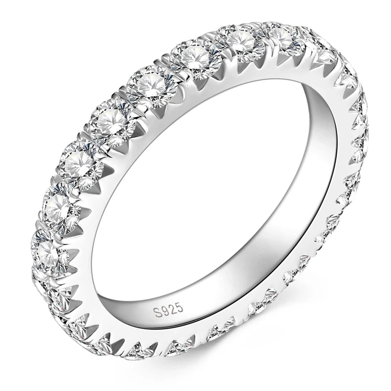 New deals s925 gunmetal wedding ring set