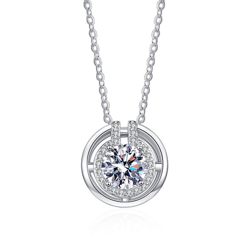 *big sale* 1ct online round cut diamond Necklace