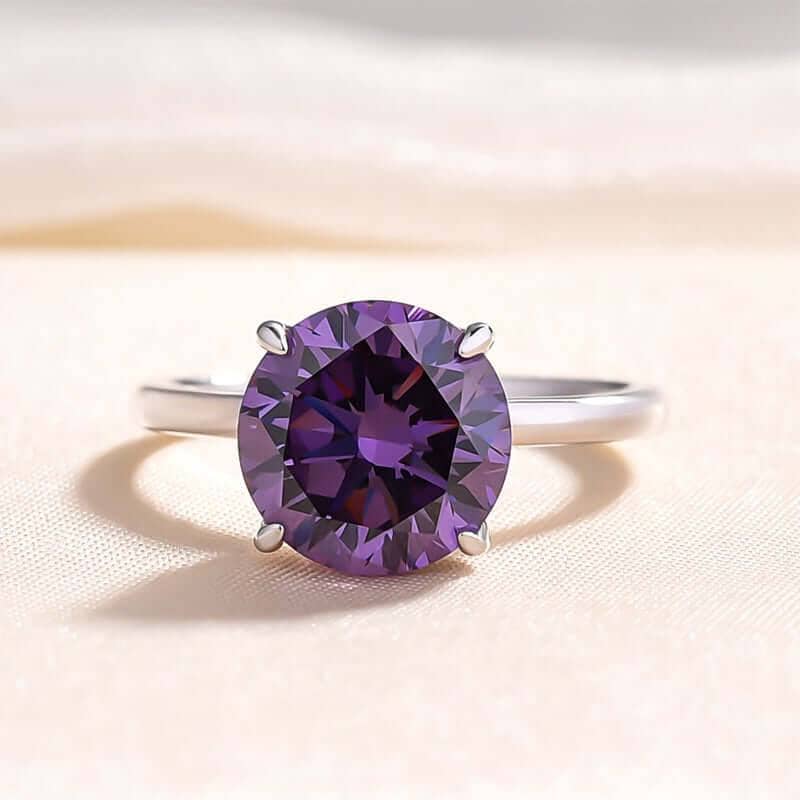 Purple Crystal Shapes / Sizes Mix / Purple Diamonds / Purple Rhinestones /  Purple Charms 155