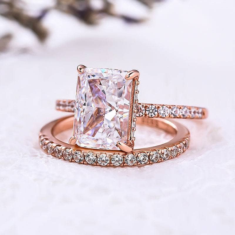 Buy Appealing Diamond Jewellery Set in 14KT Rose Gold Online