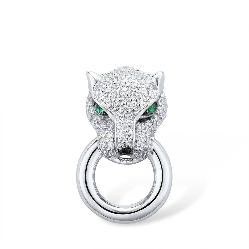 Newest 14K White Gold Finish Panther - Free 22