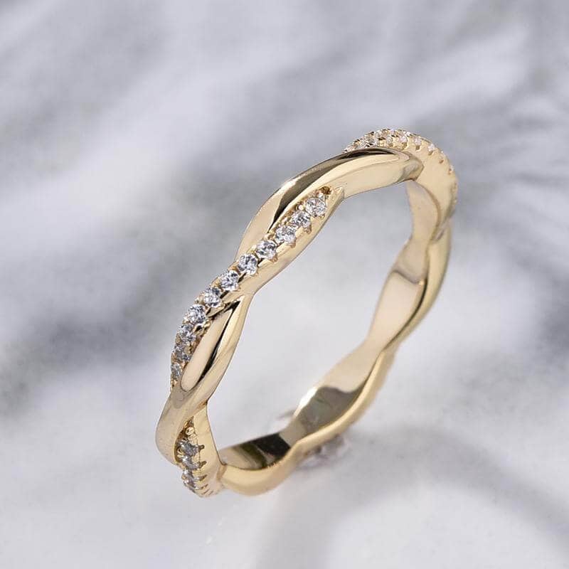 Husar's House of Fine Diamonds. 14Kt Yellow and White Gold Twisted
