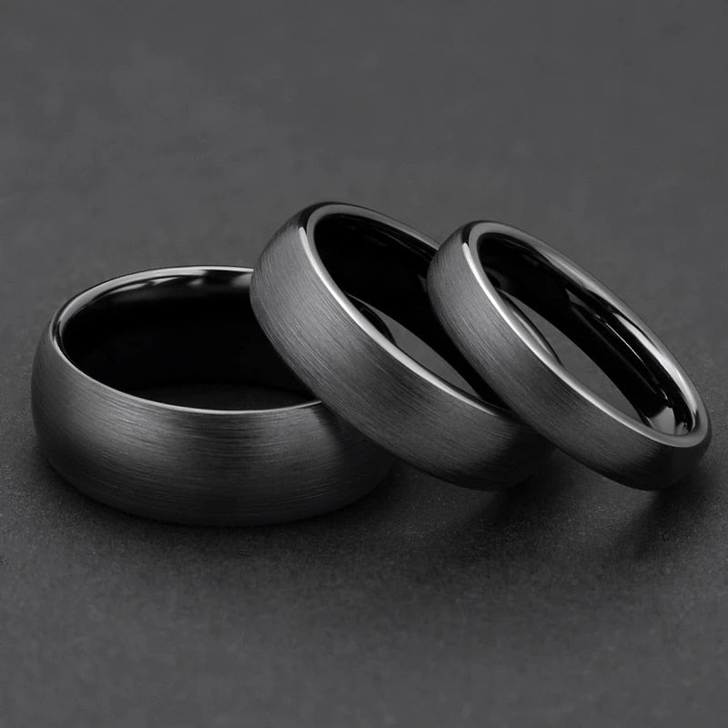 Unisex Jewelry Trends: Womens Black Diamond Wedding Band - Black Diamonds New York