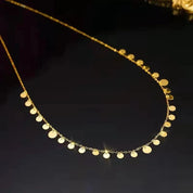 18k Yellow Gold Adjustable Pendant Necklace-Black Diamonds New York