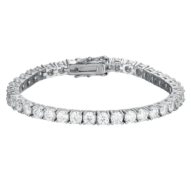 4mm Diamond Tennis Bracelet-Black Diamonds New York