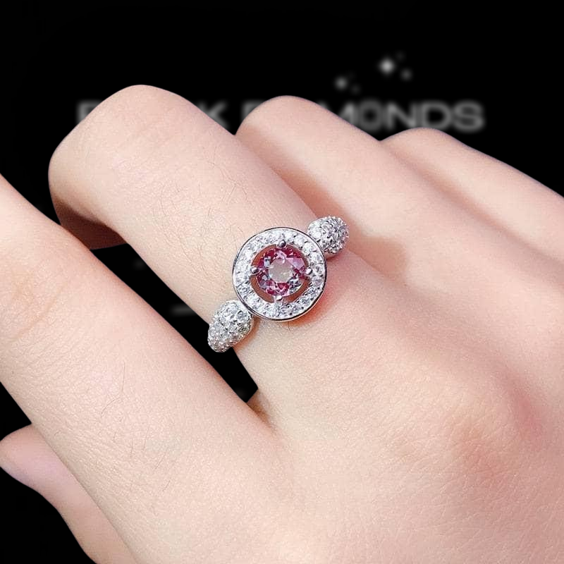 Lab Alexandrite Engagement Ring-Black Diamonds New York