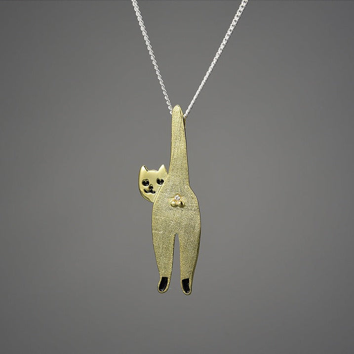 On sale Cat necklace