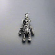 Punk Teddy Bear Pendant-Black Diamonds New York