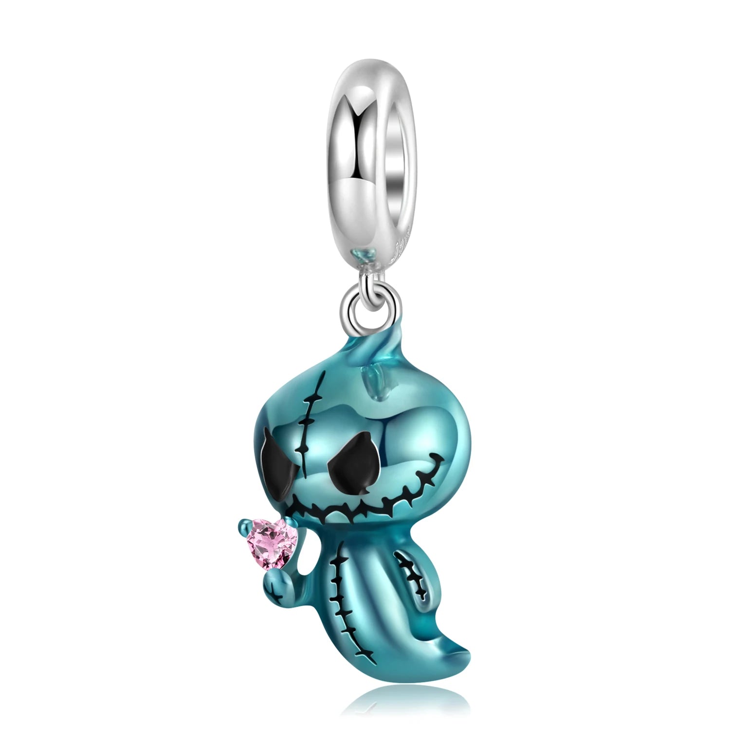 Sacrificial Ghost Rock Skull Charm Series-Black Diamonds New York