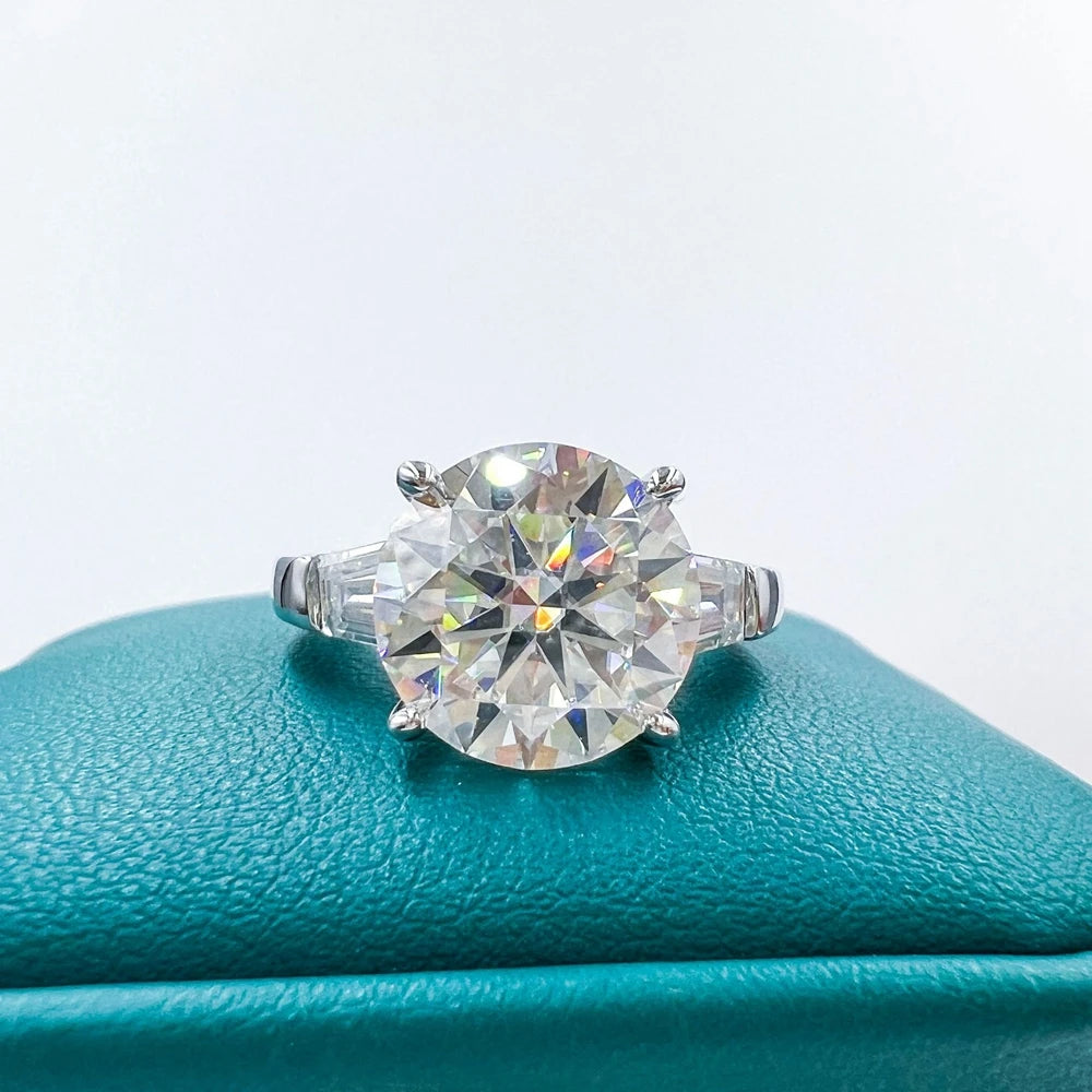5.0 Ct Round Cut Diamond Engagement Ring-Black Diamonds New York