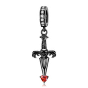 Sacrificial Ghost Rock Skull Charm Series-Black Diamonds New York