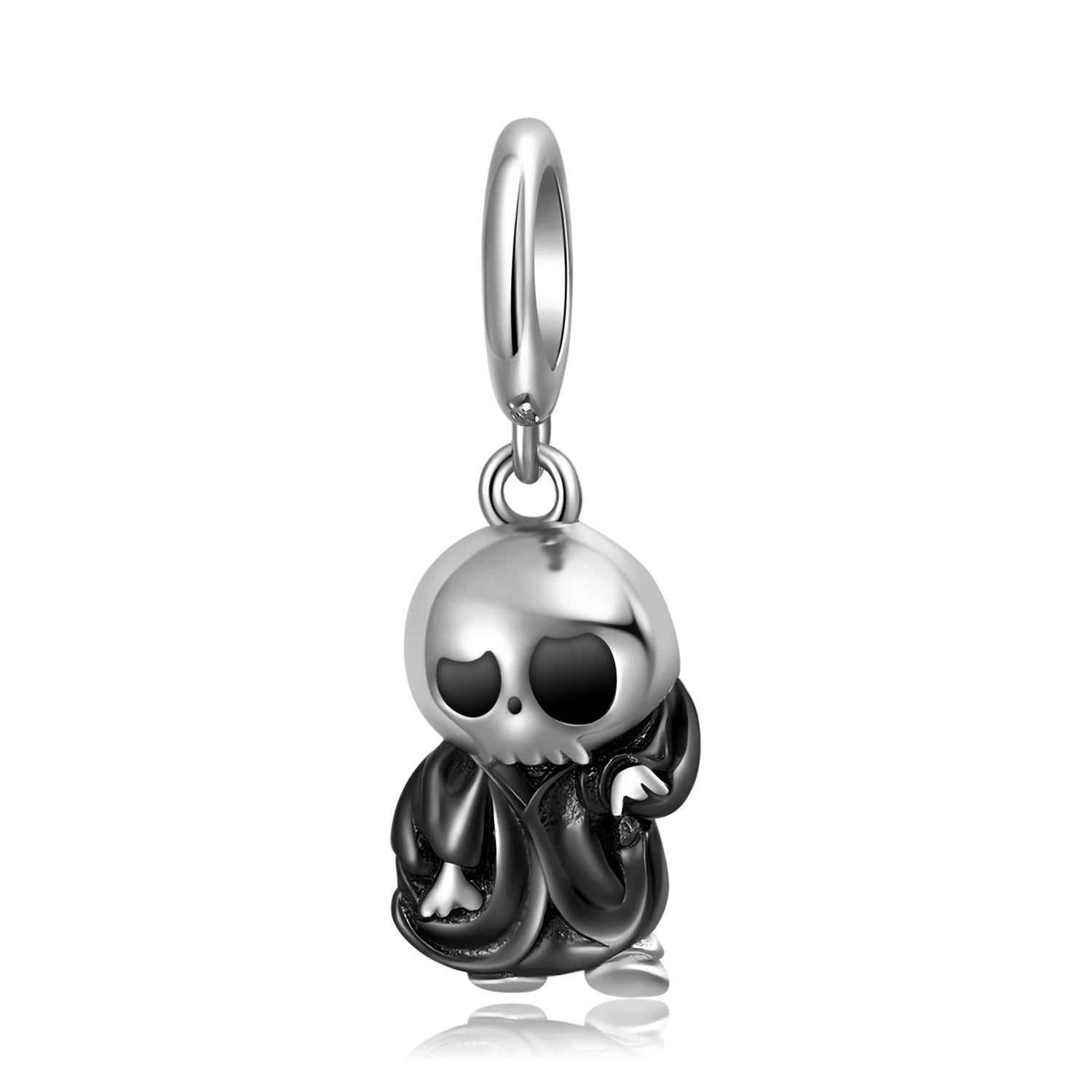 Sacrificial Ghost Rock Skull Charm Series-Black Diamonds New York