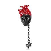 Sacrificial Ghost Rock Skull Charm Series-Black Diamonds New York