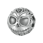 Vintage Skull and Dragon Eye Charm-Black Diamonds New York