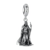 Wand-wielding Grim Reaper Charm-Black Diamonds New York