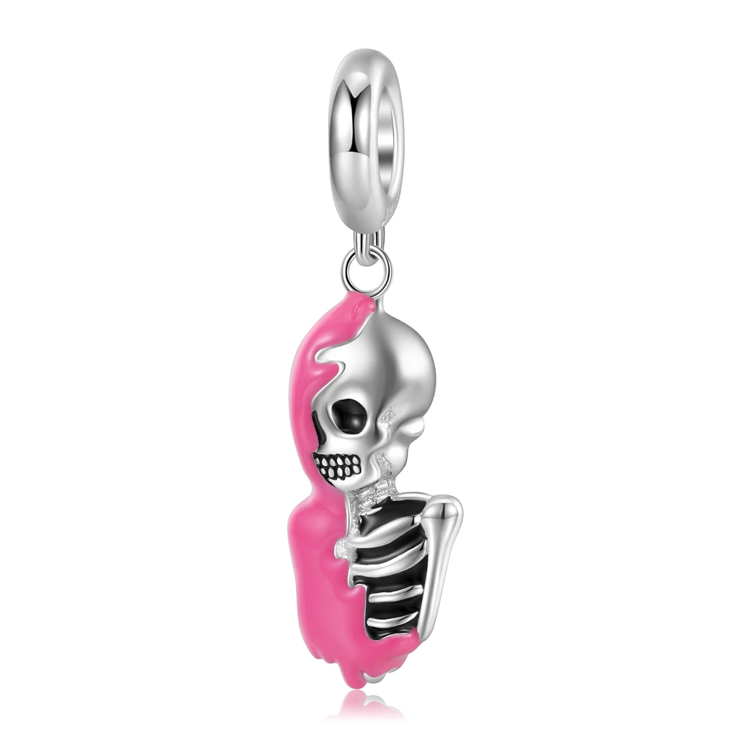 Sacrificial Ghost Rock Skull Charm Series-Black Diamonds New York