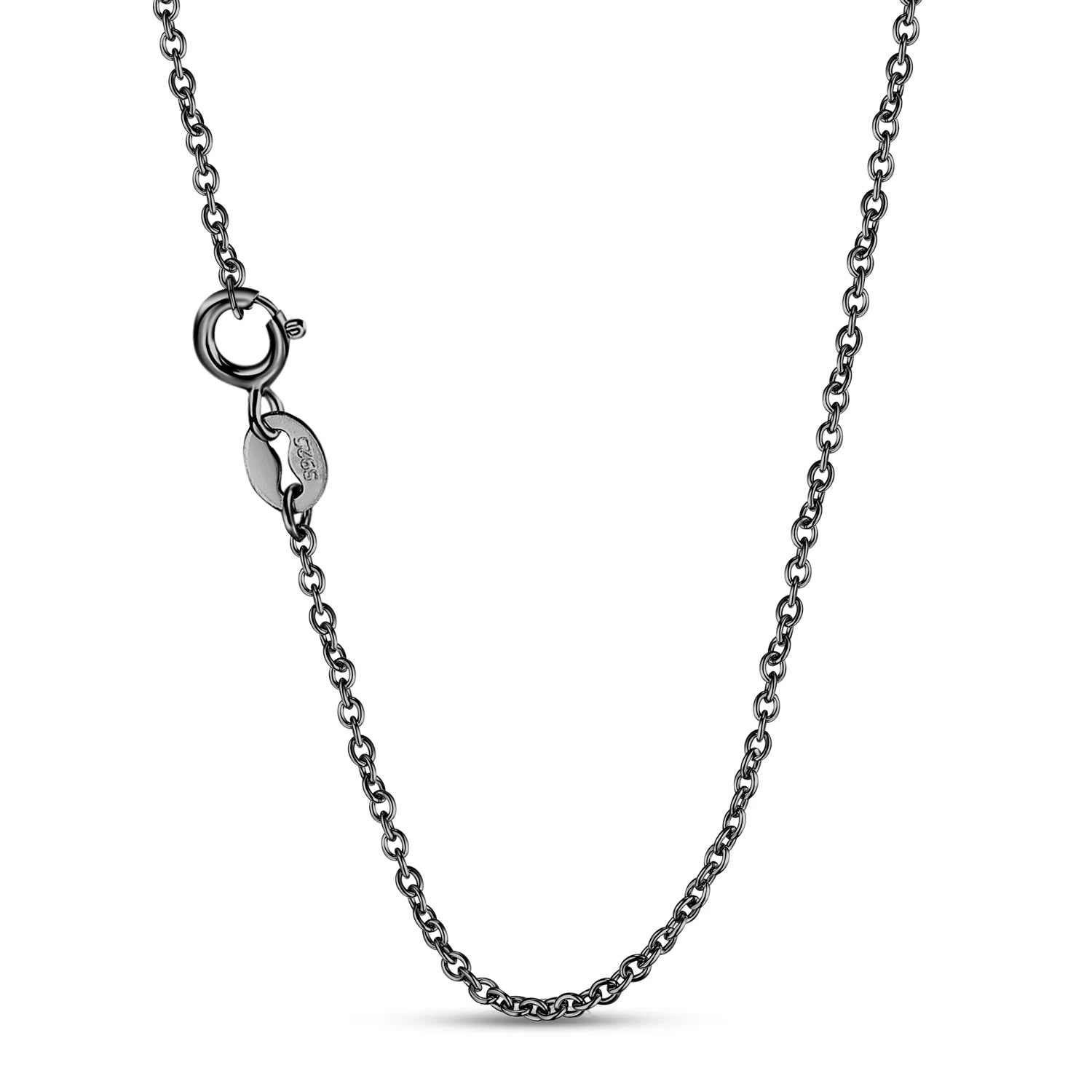 Black Skeleton Mask Pendant Necklace-Black Diamonds New York