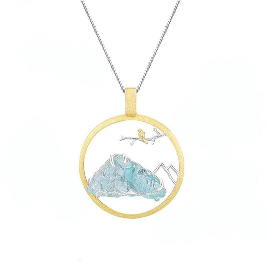 Bird Whisper Pendant-Black Diamonds New York