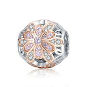 Blooming Bud Charms with Round Diamond-Black Diamonds New York