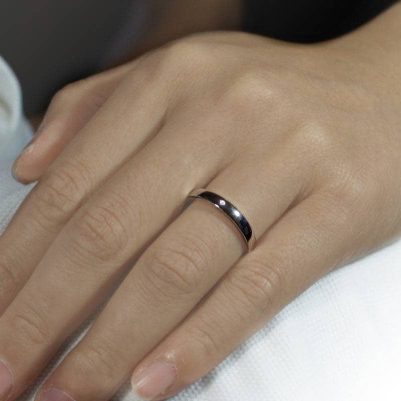 Classic Plain Wedding Band Ring-Black Diamonds New York