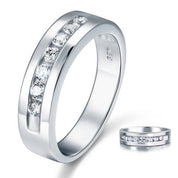 Created Diamond Men's Wedding Band-Black Diamonds New York