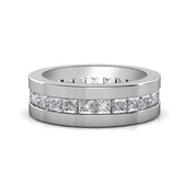 Elegant Dazzling Diamond 6mm Ring Band-Black Diamonds New York