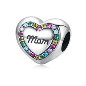 Flower Bug & Heart-Shaped Charm Beads Series-Black Diamonds New York