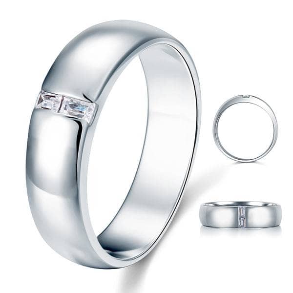 Men's Wedding Band Ring-Black Diamonds New York