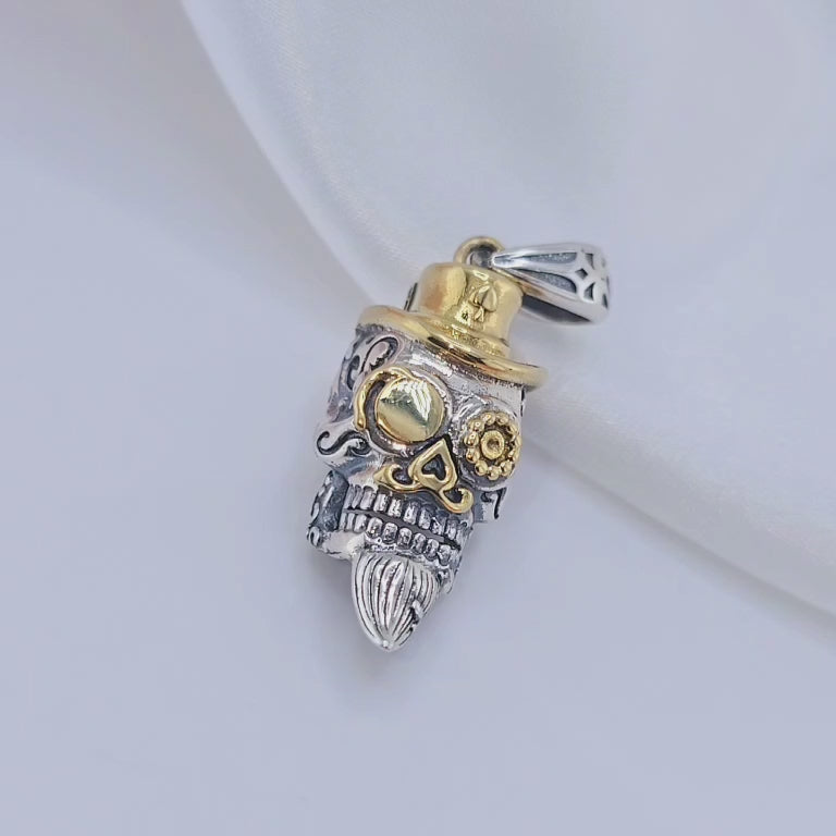 Retro Style Punk Skull Hip-Hop Pendant