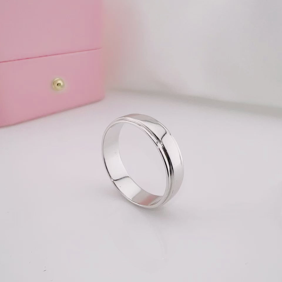 Classic Men's Wedding Band Ring