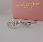 2.0 Ctw Diamond Stackable Engagement Ring Set