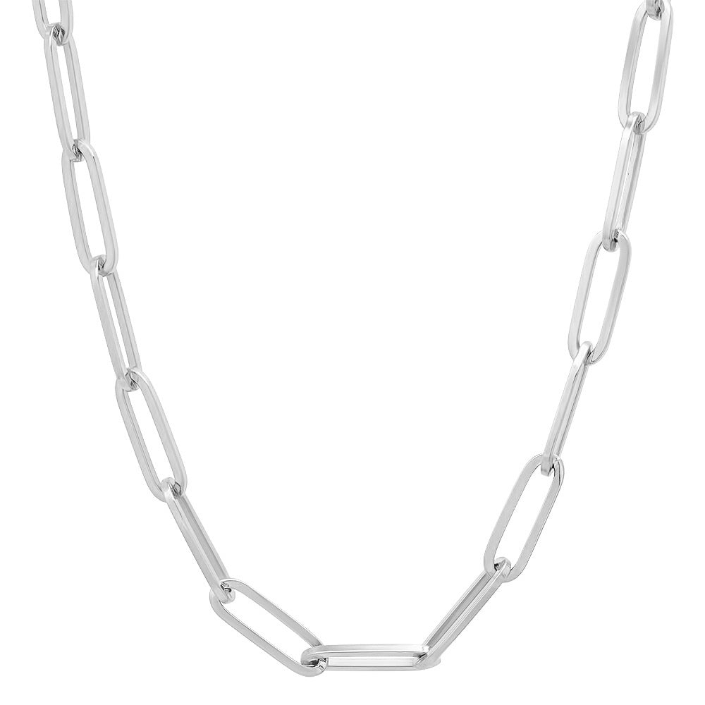 Punk Link Chain Necklace-Black Diamonds New York