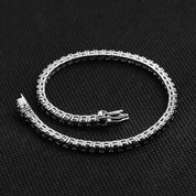 Round Black Full Diamond Tennis Bracelet-Black Diamonds New York