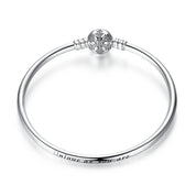 Trendy Round Charms Bangle Bracelet-Black Diamonds New York