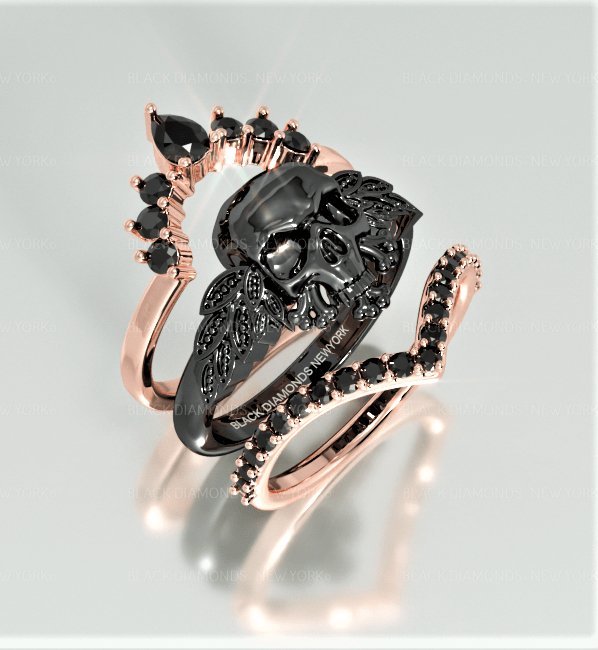 VIP Dream Ring Custom Request-Black Diamonds New York