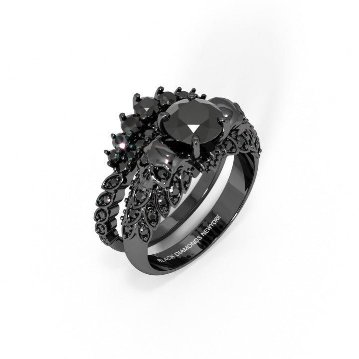 VIP Dream Ring Custom Request-Black Diamonds New York