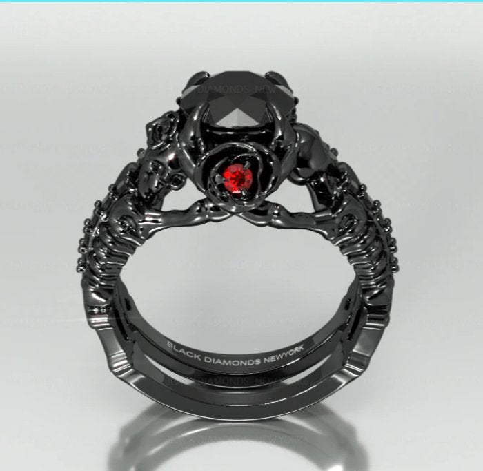 VIP Dream Ring Custom Request-Black Diamonds New York