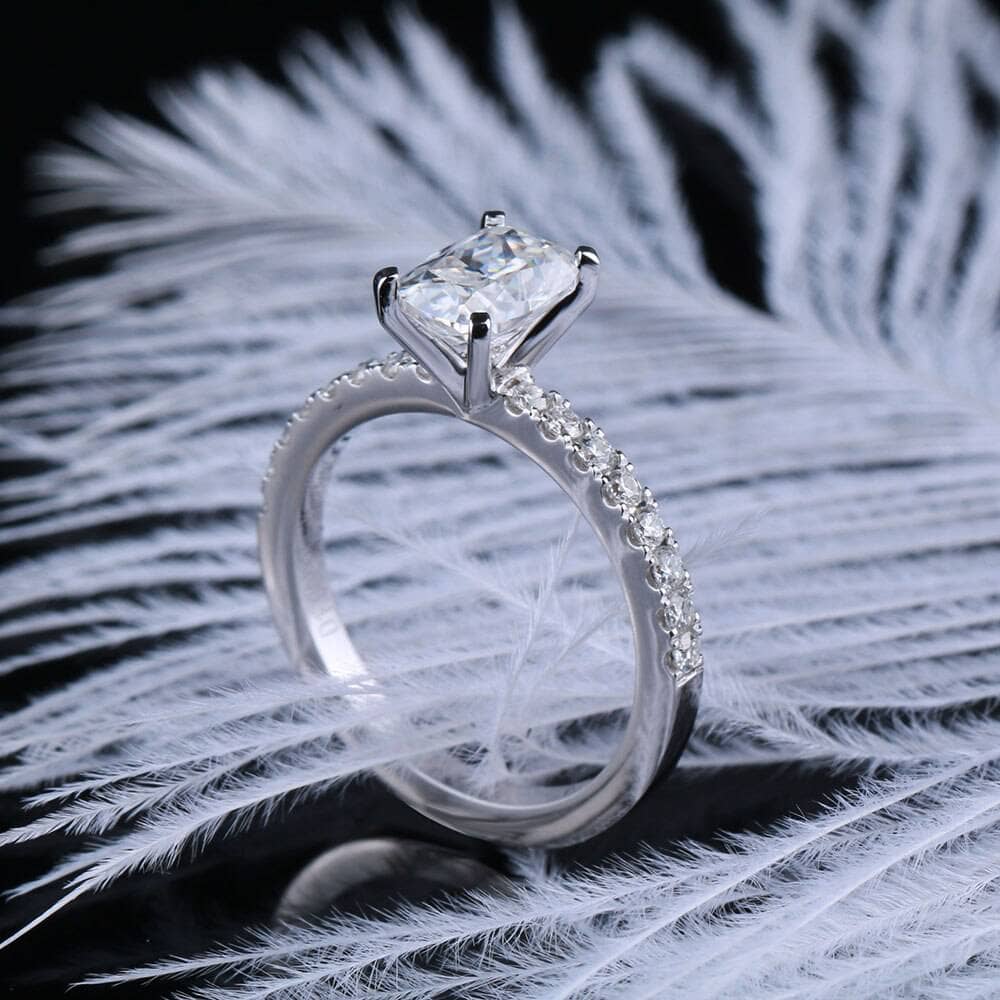 Moissanite engagement rings clearance online