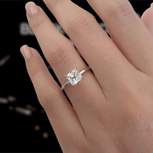 Tiffany & Co. Platinum True Cut Diamond Engagement Ring .59 ct TW FVS1 |  The Diamond Oak