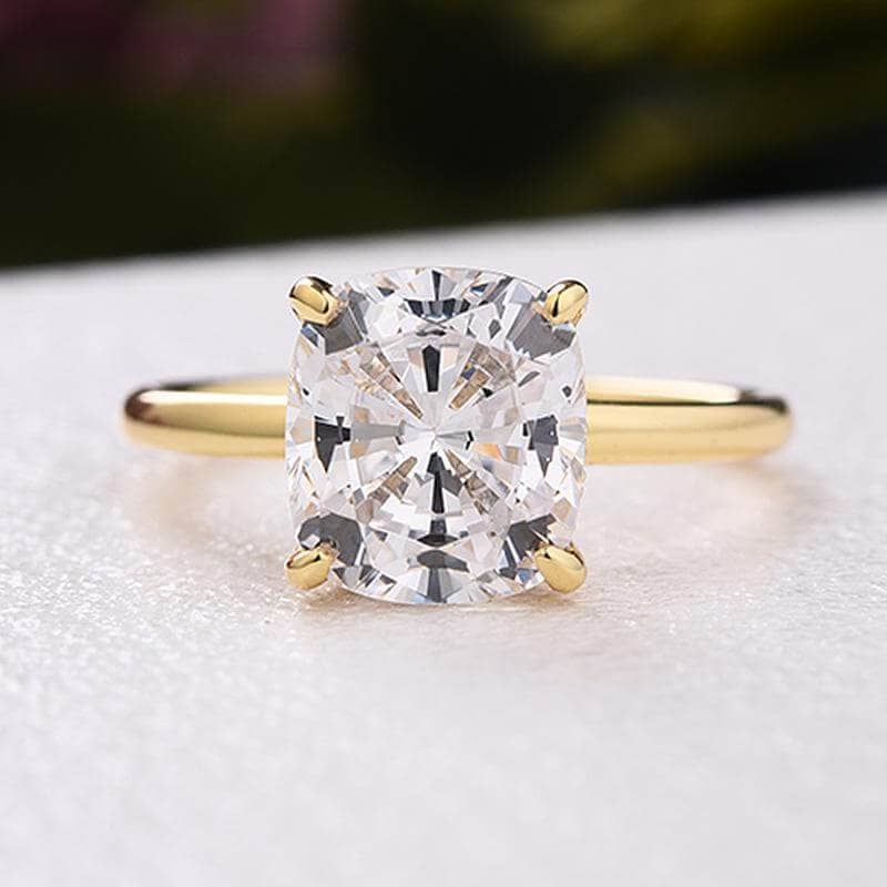 3.0ct Cushion outlet Cut Bridal Engagement Ring