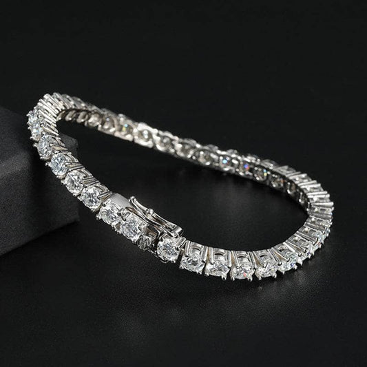 4mm Diamond Tennis Bracelet-Black Diamonds New York