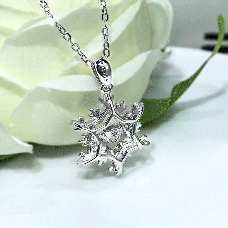 5.0mm Snowflake Diamond Necklace-Black Diamonds New York