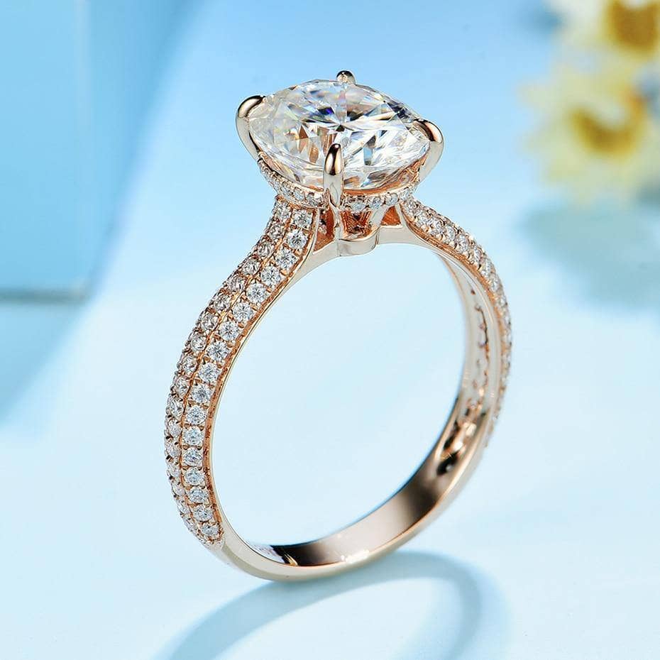 5 Prong Antique Solitaire 2 CT sale Colorless Tear Drop Moissanite Engagement Ring | Unique Solitaire Ring, 10K 14K White Yellow Rose Gold Ring