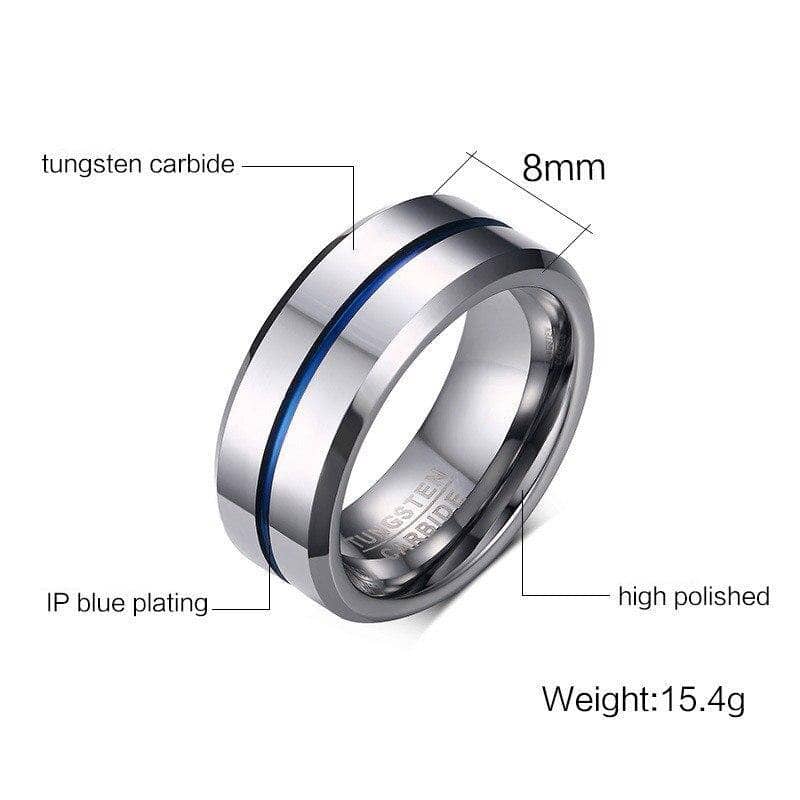 8mm Gold Plated Titanium Wedding Ring, Personalized Engraved Yellow Gold Plated Titanium Ring, Unisex Ring, Promise shop Ring, Skinny Ring