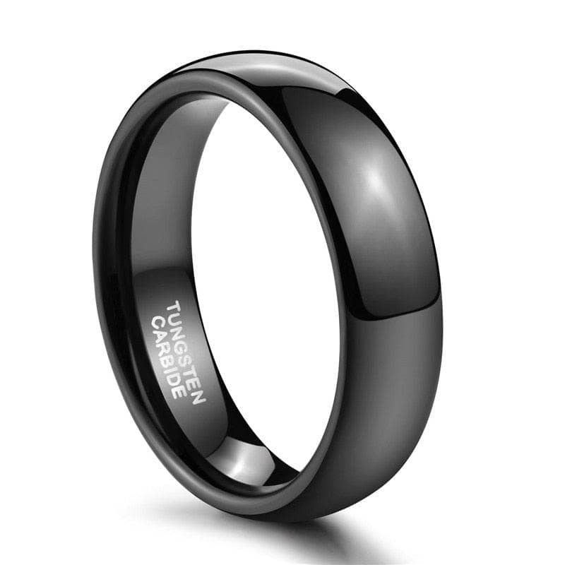 Men's Wedding Ring,Black Diamond Ring,Tungsten Carbide Ring,Anniversary Ring,Unique Tungsten Ring,Men & buy Women,Silver Tungsten Ring,Dome Ring