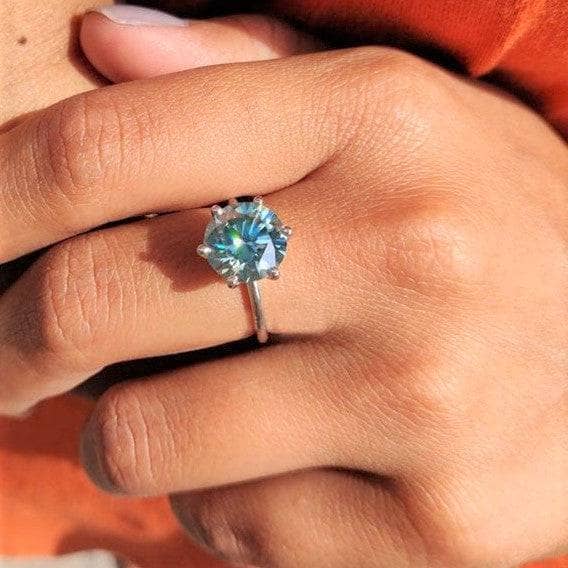 Natural Aquamarine Ring, Vintage Aquamarine, Blue Aquamarine Ring, online Engagement Ring, Wedding Ring, 925 Stearling Silver Ring, Everyday Ring