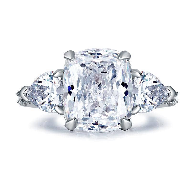 Created Diamond Three-Stone 5CT Luxury Ring-Black Diamonds New York