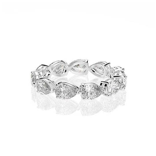 Double Halo Cushion Cut Wedding Ring Set In White Gold-Black Diamonds New York