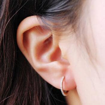 Created Diamond Ladybird Shape Asymmetric Earrings-Black Diamonds New York