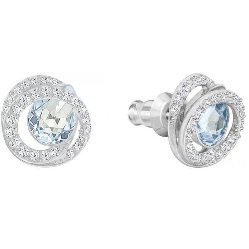 Created Diamond Pear Flower Design Pierced Earring-Black Diamonds New York